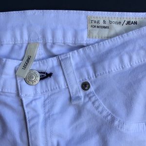 Rag and bone white legging jeans